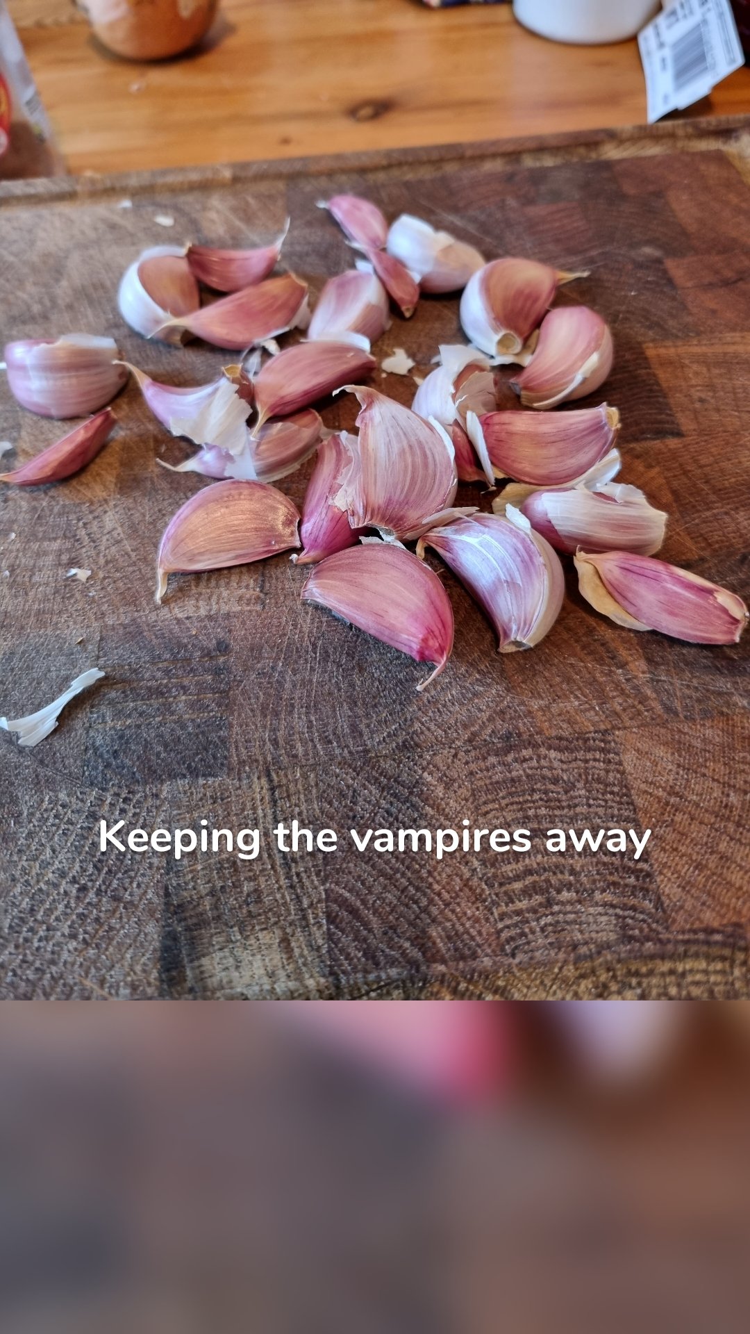 Keeping the vampires away